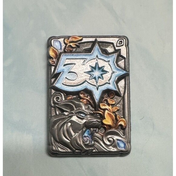 NEW Hearthstone Blizzard 30th Anniversary Card Back Pin Limited Edition 2500 - Picture 2 of 3